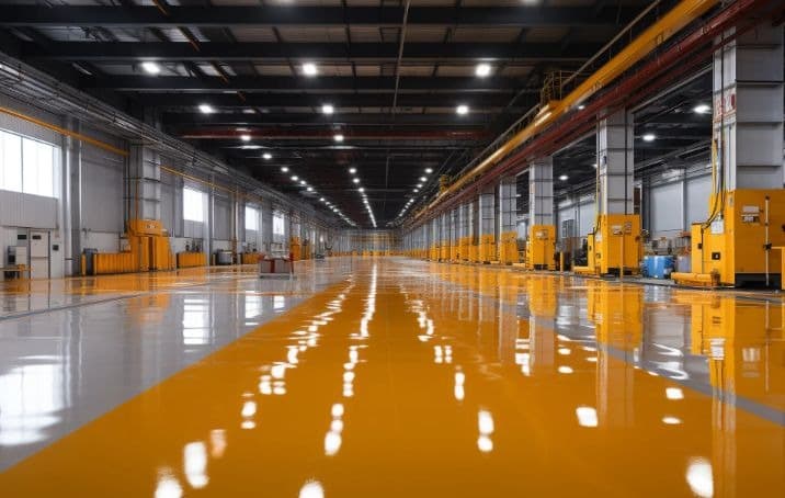 Industrial epoxy flooring installation service